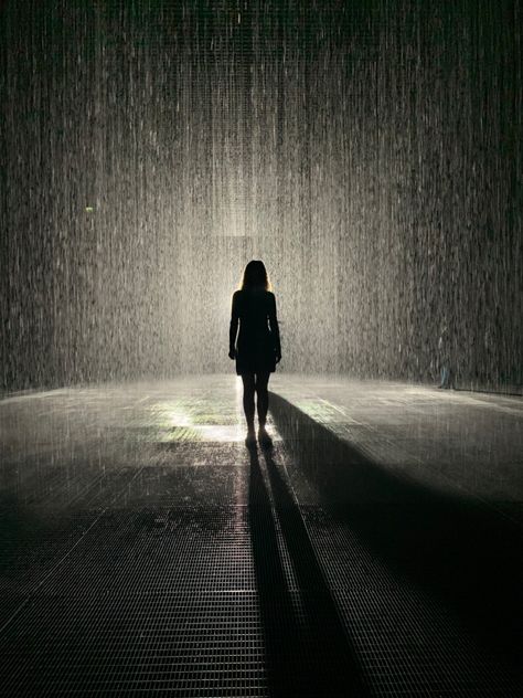 Dance Under The Rain, Rain Room, Girl In Rain, Plant Styling, Standing In The Rain, Motion Wallpapers, Night Rain, Rain Painting, I Love Rain