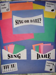 I am so playing this!!! It should be, "Sing, or Act" or  "Sing or Improvise" OR "Sing or Dance?" OMGG hours of enjoyment at sleepovers! Printer Crafts, Lds Primary Singing Time, Primary Chorister, Primary Songs, Primary Singing Time, Primary Music, Sleepover Games, One Night Stand, Music Ed