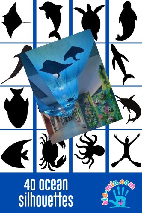 Adopt-A-Prop: Undersea Theme Under The Sea Projects For Kids, Steam For Kindergarten, Seaweed Craft, Ocean Bulletin Board Ideas, Book Fair Ideas Display, Breaker Rock Beach Vbs, Vbs Ocean Theme, Breaker Rock Beach, Water Study