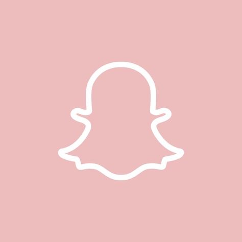 Pink Cute Snapchat Icon, Snapchat Icon Aesthetic Pink, Pastel Pink Icons For Apps, Pink Iphone App Icons, Snapchat Icon Aesthetic, Snapchat Icons, Pink Icons For Apps, App Icon Aesthetic Pink, Snapchat App Icon