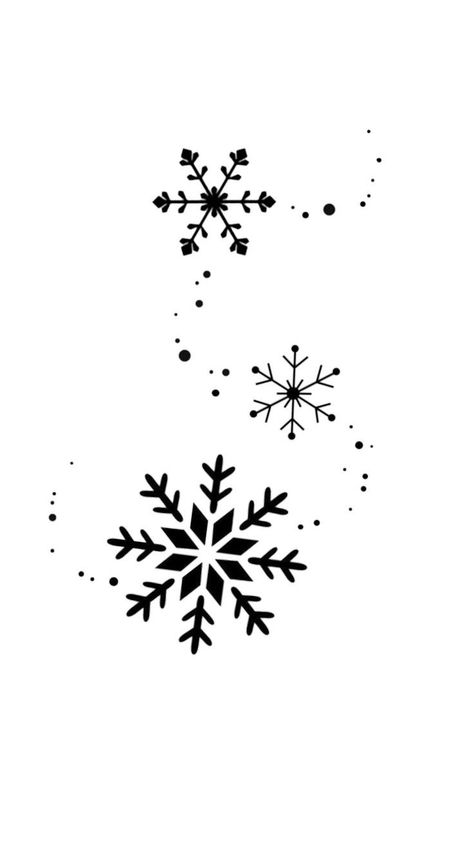 Snow Flakes Tattoo Design, Snowflakes Tattoo Design, Snow Flake Tattoos For Women, Dainty Snowflake Tattoo, Minimalist Snowflake Tattoo, Winter Tattoo Ideas Snow, Tiny Snowflake Tattoo, Winter Flash Tattoo, Snowflake Tattoos For Women