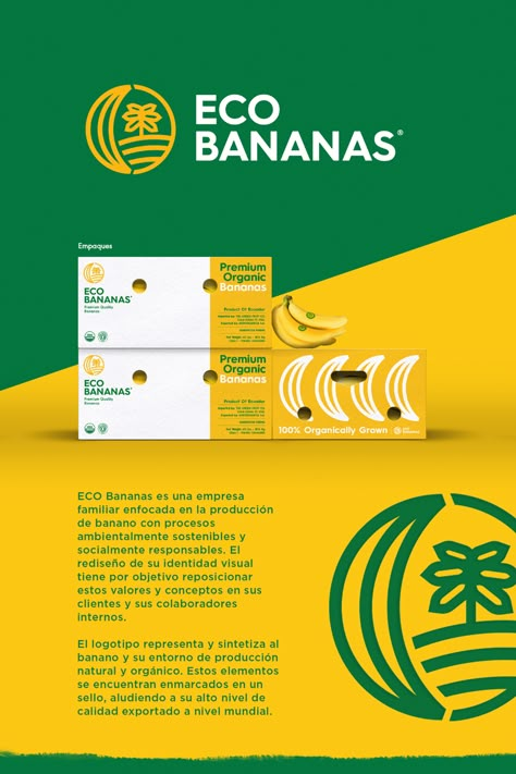 Banana Packaging Design, Banana Branding, Banana Packaging, Logo Banana, Banana Logo, Market Branding, Banana Design, Mises En Page Design Graphique, Fruit Logo