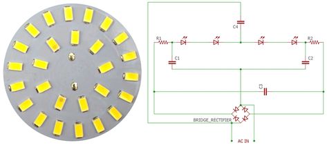 Driverless LED Light Circuit Thomas Alva Edison, Alva Edison, Electric Bike Diy, 12v Led Lights, Circuit Board Design, Ac To Dc, Electrical Wiring Diagram, High Bay Lighting, Electrical Installation