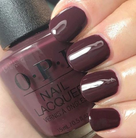 Fall Nail Colors Opi, Mauve Nails, Wine Nails, Pedicure Colors, Nail Colors Winter, Mauve Purple, Opi Nail Lacquer, Opi Nail Polish, Fall Nail Colors