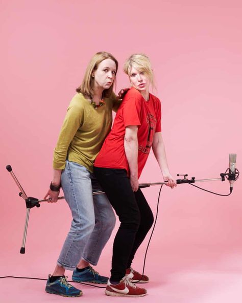 Julia Davis (left) and Vicki Pepperdine, aka agony aunts Joan And Jericha Agony Aunt, Julia Davis, Horrible Histories, Another Round, Starting A Podcast, Muslim Women, Role Models, Comedians, Podcast