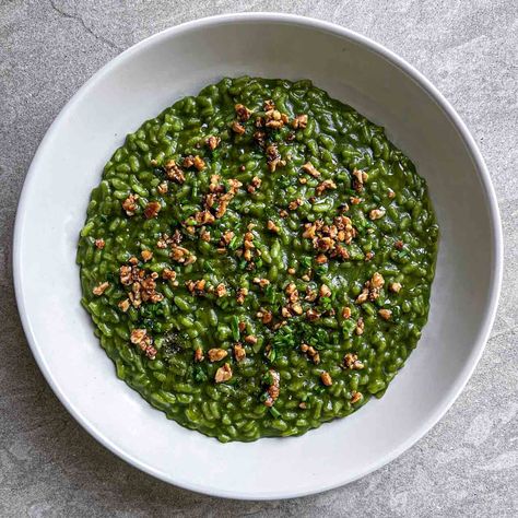 Tahini Noodles, Green Risotto, Green Gazpacho, Basil Risotto, Pasta Green, Green Chicken Curry, Green Tahini, Thai Green Chicken Curry, Vegan Risotto