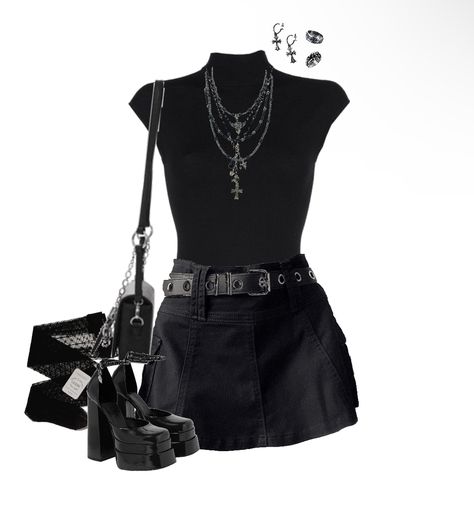 Simple Goth Outfit, Goth Outfits Casual, Soft Goth Outfits, Fairy Vampire, Edgy Outfits Grunge, Goth Summer Outfits, Whimsigoth Witch, Summer Goth Outfits, Witchy Fall