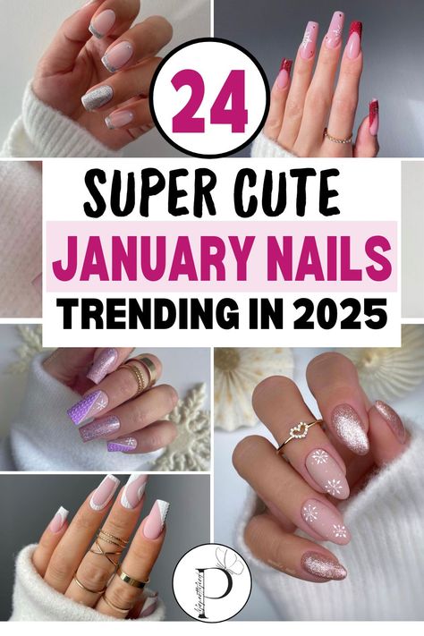 January nail inspo, January nail designs, January nails winter simple, January nails ideas, January nails ideas simple, January nail colors. Winter Birthday Nails Acrylic Short, January Into February Nails, January Acrylic Nails Ideas, Acrylic Nails January 2025, Nail Designs That Look Good Grown Out, January Gel Nail Ideas 2024, Nails On Trend Now, January/february Nail Ideas, Small Medium Nails Acrylic