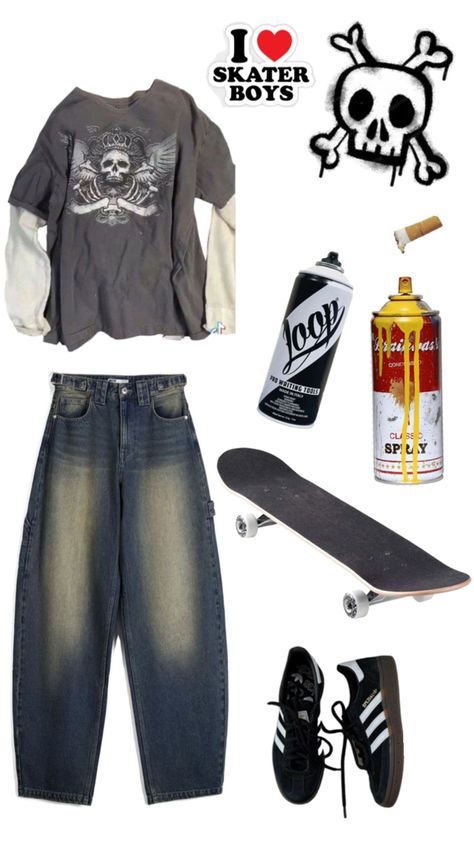 Skate Boy Outfit, Skater Fits Boy, Skate Style Boy, Skater Boys Outfits 90s, Y2k Skater Outfits, 2000s Skater Boy, Skater Boy Outfits 90s, Skater Boy Outfits Grunge, Skater Boy Fits