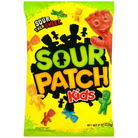 Sour Patches, Smuckers Uncrustables, Accidentally Vegan Foods, Kids Net, Candy Brands, Chewy Candy, Sour Patch Kids, Kids Candy, Chocolate Chunk Cookies