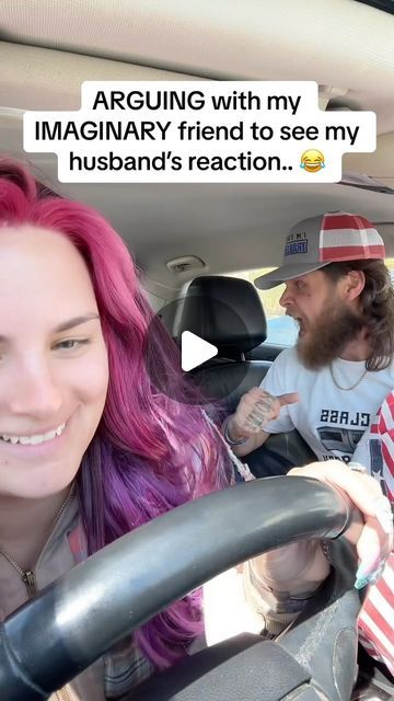 Funny Pranks On Husband, My Imaginary Friend, Wife Memes, Funniest Pranks, Husband Humor, Imaginary Friend, Funny Pranks, Married Life, Funny Clips