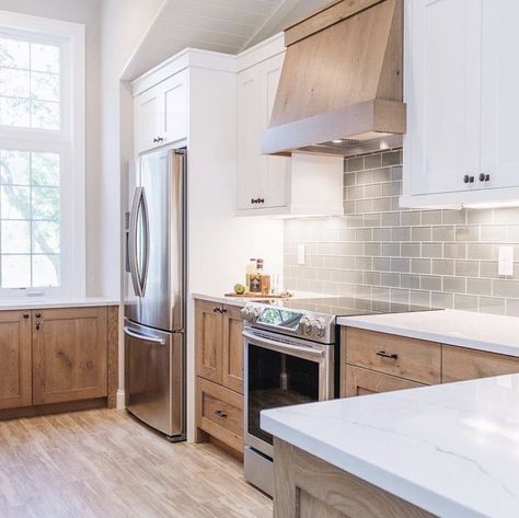 Jkath Design, Tudor Kitchen, Paneled Ceiling, White Oak Kitchen, Oak Kitchen, Reno Ideas, Kitchen Inspiration Design, Kitchen Redo, Kitchen Cabinetry