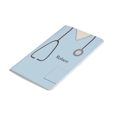 Medical Scrubs Light Blue Pocket Journal - tap, personalize, buy right now! #scrubs #uniform #medical #doctor #nurse Photo Software, Get Well Wishes, Scrubs Uniform, Notes Organization, Pocket Journal, Medical Doctor, Medical Scrubs, Doctor Medical, Notebook Planner