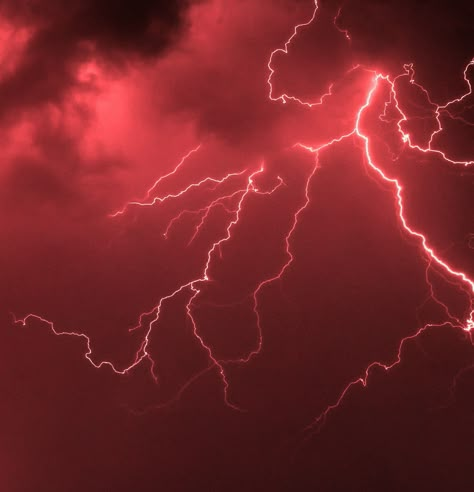 Maroon Aesthetic, Lightning Art, Types Of Aesthetics, Red Lightning, Mermaid Aesthetic, Thunder And Lightning, Stranger Things Funny, Red Walls, Red Wallpaper