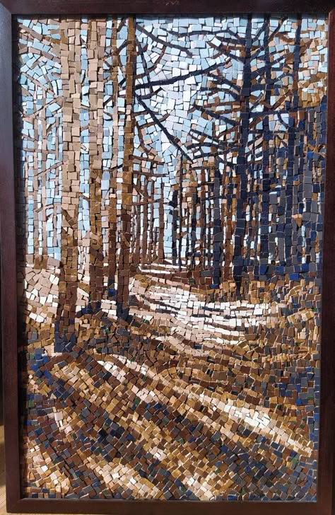 Ceramic Collage, Mosaic Installation, Mountain Mosaic, Mosaic Landscapes, Ceramic Landscape, Abstract Installation, Collage Mosaic, Mosaic Landscape, Mosaic Collage