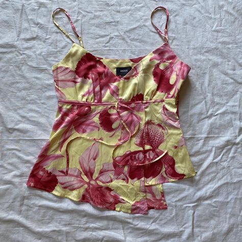 Floral cute top 
Mexx
Size: S


#y2k #vintage... - Depop Depop Sellers, Depop Packaging, Depop Aesthetic, Sell On Depop, Depop Shops, Pink Floral Print Y2k Tops, Depop Clothes, Cute Depop Shops, Creative Workshop