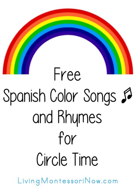 Preschool Spanish Lessons, Spanish Homeschool, Spanish Printables, Spanish Learning Activities, Preschool Spanish, Spanish Colors, Learning Spanish For Kids, Kindergarten Colors, Spanish Curriculum