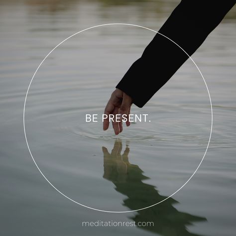 "Be present" means to focus on the current moment and let go of distractions or worries about the past or future. This can help to improve focus, reduce stress, and increase overall well-being. #meditation #relax #rest #zen #yoga Reset Ritual, Gratitude Morning, Sns Design, Concept Presentation, Healing Aesthetic, Home Pilates, Modern Japanese Interior, Meditation Methods, Change Mindset