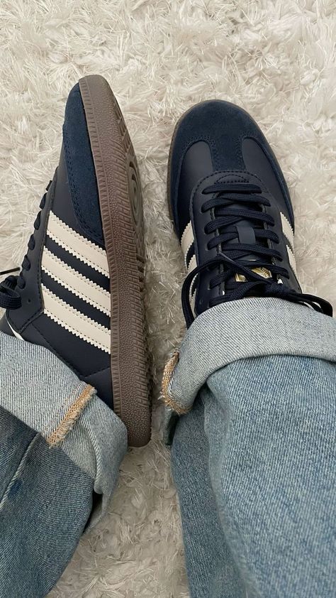 Dark Blue Samba, Shoes Adidas Samba, Adidas Samba Navy Blue, Dark Blue Sambas, Samba Navy Blue, Navy Blue Sambas Outfit, Navy Blue Sambas, Navy Sambas, Navy Samba