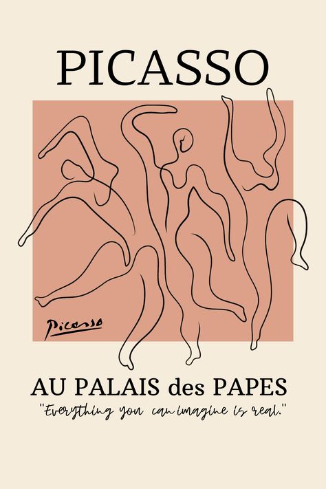 Apartment Posters, Picasso Poster, Yoga Poster, Art Poster Design, Bedroom Posters, Billabong, Love Art, Poster Art, Poster Design