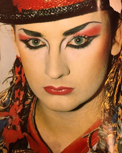 80s Rock Makeup, 80s Drag, Period Makeup, 1980s Makeup, Rock Makeup, Blitz Kids, Concert Makeup, Romantic Makeup, New Wave Music