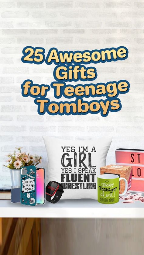 The following is a guide of the best gift for teenage tomboys so you can get the perfect gift idea without pissing them off. #giftsforteenagetomboys #giftideasforteenagetomboys #christmasgiftsforteenagetomboys Tomboy Gift Ideas, Tomboy Gifts, Gifts For Tomboys, Christmas Present Ideas For Teenage Girl, 19th Birthday Gifts, Tomboy Girls, Hot Gifts, Awesome Gifts