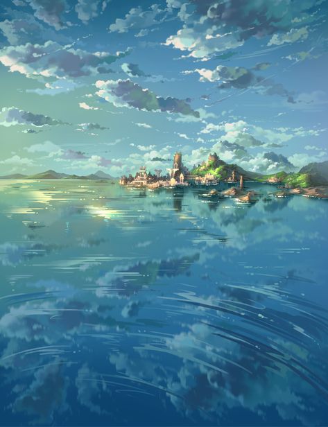 Water Kingdom Fantasy Art, Water Kingdom Aesthetic, Kingdom Concept Art, Goddess Ideas, Sea Kingdom, Water Kingdom, Ocean Kingdom, Dragon Kingdom, Mood Colors