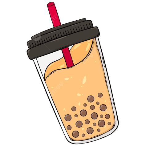 Cartoon Bubble Tea, Milk Tea Clipart, Bubble Tea Cartoon, Tea Cartoon, Tea Clipart, Tea Png, Cartoon Bubbles, Bubble Drawing, Drinking Milk