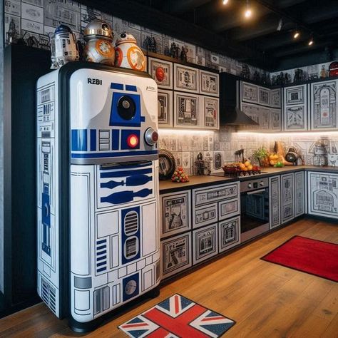 Star Wars Bar, Star Wars Basement, Star Wars Furniture, Star Wars Kitchen, Diy Bar Cart, Star Wars Room, Star Wars Decor, High Ground, Furniture Room