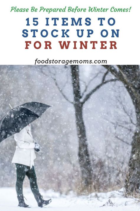 Prepping For Beginners, Old Man Winter, Winter Foods, Car Essentials, Self Reliance, Direct Marketing, Water Storage, Winter Food, Survival Tips