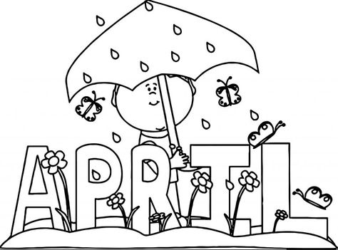 April Shower April Boy Coloring Page Colour Pages, Boy Coloring, Print Outs, Bible Coloring Pages, Types Of Colours, No Rain No Flowers, Spring Shower, Coloring Sheets For Kids, Coloring Pages For Boys