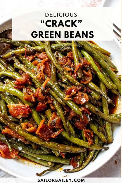 Soy Sauce Green Beans Brown Sugar, Sides To Make For Christmas Dinner, Green Bean And Bacon Casserole, Green Beans Christmas Dinner, French Onion Green Beans, Green Bean Casserole Soy Sauce, Side Dish For Turkey Dinner, Side Dish For Dinner Party, Comfort Food Sides Dishes