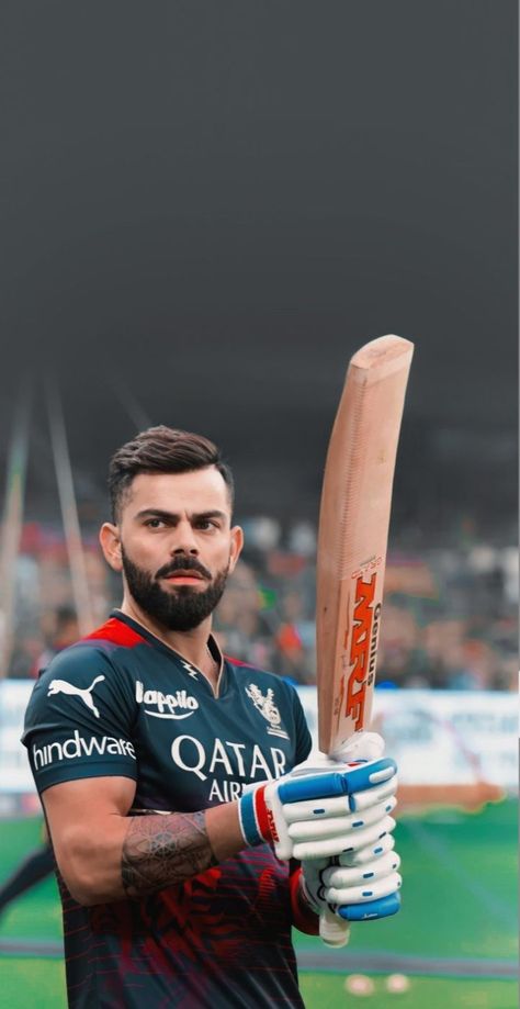 Virat Kohli 2023 Ipl, Caption For Cricket Post, Virat Kohli Rcb 2023, Virat Kholi Wallpepar, Virat Kohli Wallpapers 8k, Kholi Wallpaper, Mahi Virat, Virat Kohli Rcb, Virat Kohli Beard