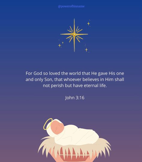 Blue purple background with baby Jesus born on Christmas and star of Bethlehem, Bible verse John 3:16 John 3 16 Christmas, Biblical Christmas, God So Loved The World, Christmas Picture, John 3 16, For God So Loved The World, John 3:16, John 3, Christian Christmas