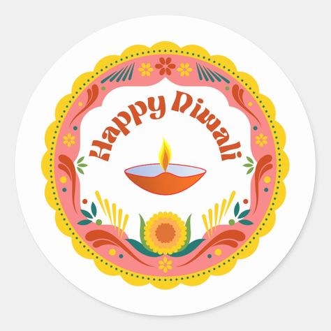 Happy Diwali, Round Stickers, Diwali, Fashion Store, Created By, Stars, Quick Saves