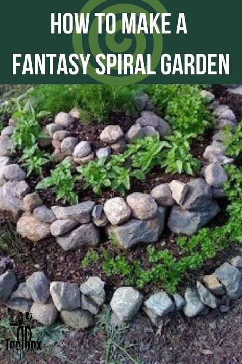 There are so many spiral garden plans and pictures floating around Pinterest and gardening blogs, I’ve fantasized about my own for years. Follow along for a tutorial to make your own. Rock Spiral Garden, Deck Landscaping, Herb Spiral, Spiral Garden, Garden Flower Beds, Patio Projects, Garden Plans, Outdoor Diy Projects, Diy Cans