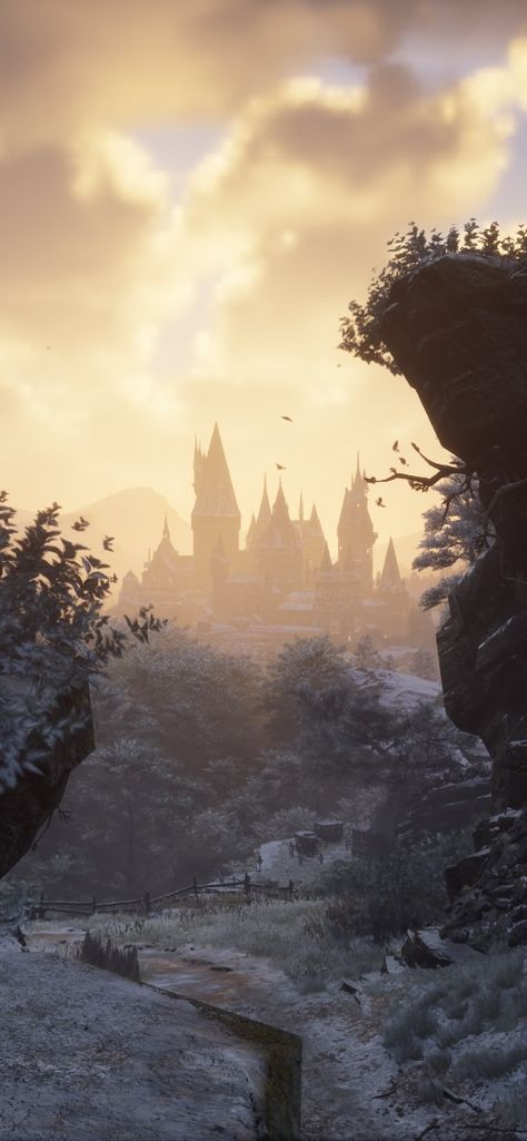 Winter Hogwarts Wallpaper, Hogwarts Phone Wallpaper, Hd Harry Potter Wallpaper, Hogwarts Legacy Wallpaper Iphone, Harry Potter Astethic, Harry Potter Background Aesthetic, Hogwarts Wallpaper Aesthetic, Harry Potter Video Game, Wizarding World Aesthetic