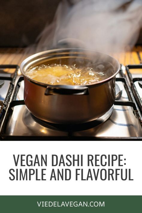 Vegan Dashi Recipe Vegan Dashi Stock, Recipes With Dashi, Vegan Dashi, Dashi Recipe, Dashi Broth, Quinoa Sweet Potato, Stock Recipes, Vegan Guide, Creamy Potato Soup