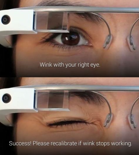 The new Google Glass update lets users take pictures by winking. Google Glasses, Google Glass, Mobile Tech, Cool Glasses, Tech Toys, New Tech, Electronic Gadgets, Wearable Tech, Gadgets And Gizmos