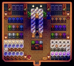 Rock Flooring, Big Shed, Work Shed, Stardew Farms, Big Sheds, Stardew Valley Layout, Stardew Valley Tips, Stardew Valley Farms, Chest Ideas