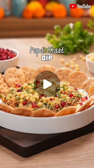 Chaat Recipe Videos, Papdi Chaat Recipe, Hosting Friends, Diwali Food, Chaat Recipe, Party Card, All Of Us, My Youtube Channel, Festive Season