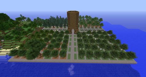 Minecraft Tree Farm Ideas, Minecraft Tree Farm Layout, Tree Farm Ideas, Tree Farm Minecraft, Minecraft Tree Farm, Farm Minecraft, Minecraft Tree, Map Minecraft, Farm Layout