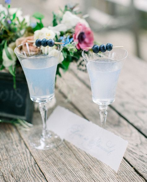 blue cocktails Bridal Shower Cocktails, Old World European, Mumu Wedding, Bridal Shower Inspo, Something Blue Bridal, Blue Drinks, Blue Bridal Shower, Blue Themed Wedding, Blue Cocktails