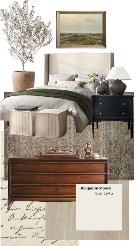 Bedroom inspo Master Bed Earth Tones, Nuetral Pallete Bedroom Pop Of Color, Warm Toned Bedroom Wallpaper, Warm Toned Bedroom, Earth Ton Bedding, Bed Linen Earthy Tones, Earth Tone Bedroom, Beige Bedroom, Perfect Bedding