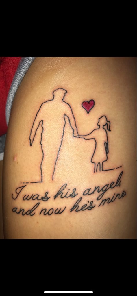 Grandfather And Granddaughter Tattoo, Granddaughter Tattoo Ideas, Granddaughter Tattoo, Granddaughter Tattoos, Man And Woman Holding Hands, Grandpa And Granddaughter, Grandfather Tattoo, Grandpa Tattoo, Grandparents Tattoo