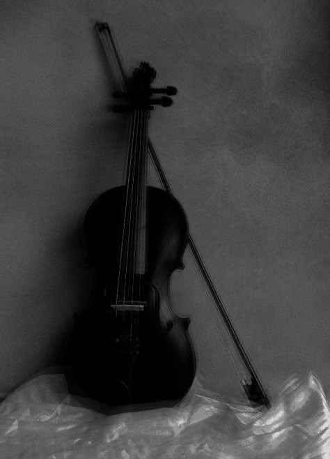 Old Piano Aesthetic Dark, Goth Violin, Violin Aesthetic Dark, Violin Black And White, Music Dark Aesthetic, Lynn Aesthetic, Aesthetic Violin, Instruments Aesthetic, Violin Black