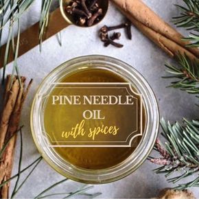 Pine Oil Diy, Pine Recipes, Herbal Oil Recipes, Pine Needle Oil, Pine Needle Essential Oil, Skin Care Oil, Pine Needle Crafts, Herbal Medicine Recipes, Săpunuri Handmade