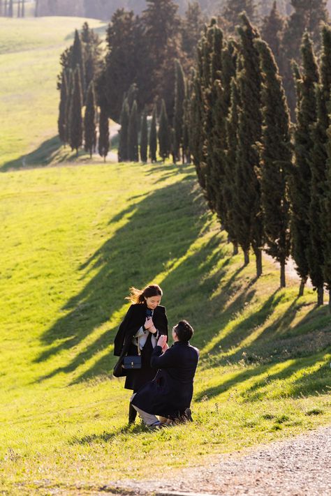 Tuscany Proposal, Whimsical Proposal, Italy Proposal, Proposal Pics, Proposal Aesthetic, Cap Doi, Love In Italy, Dream Proposal, Couple Life