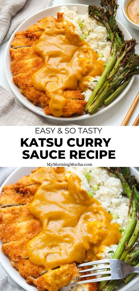 Best Curry Sauce Recipe, Easy Katsu Sauce, How To Make A Curry Sauce, Homemade Katsu Sauce, Japanese Curry Sauce Recipe, Quick Curry Sauce, Japanese Katsu Curry Recipe, How To Make Curry Sauce, Wagamama Katsu Curry