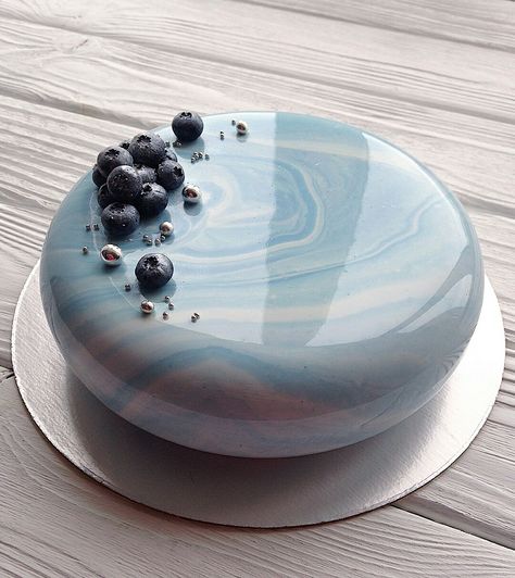 Blaze Cakes, Glazed Cake, Glaze Cake, Glaze For Cake, Mirror Glaze Cake, Mirror Glaze, Blue Themed Wedding, Blue Cakes, Simple Birthday Cake